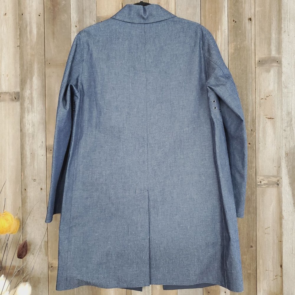 New Todd Snyder (sample?) double face Rain/Trench coat Reversible 38 Mens M - Picture 9 of 16
